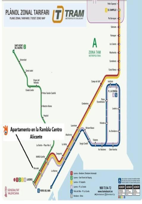 Apartamento Centro Rambla Alicante A Bagian luar foto